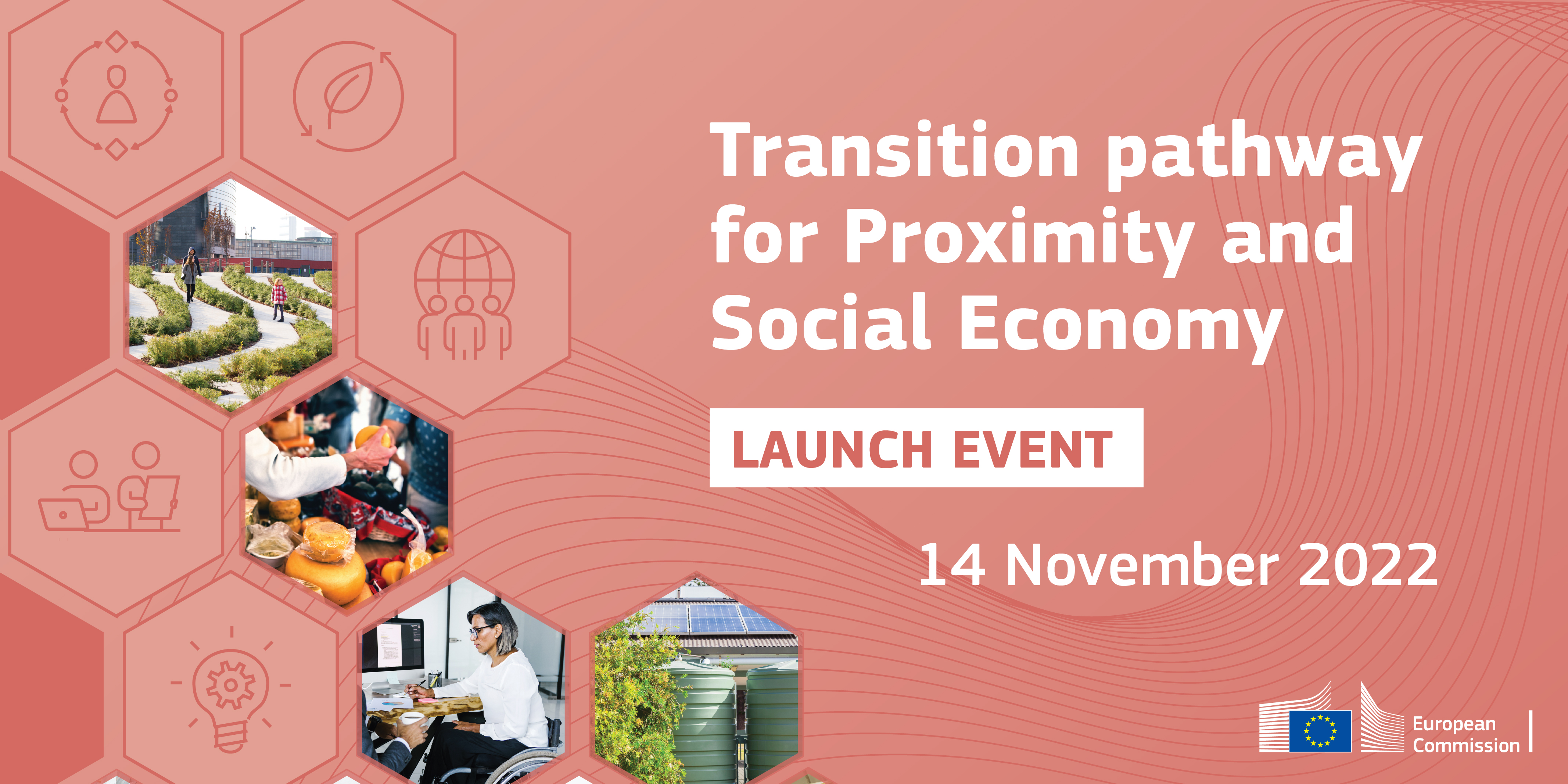 Launch event social economy transition pathway banner