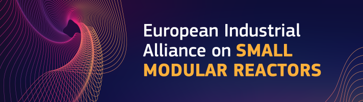 Banner for European Industrial Alliance on Small Modular Reactors