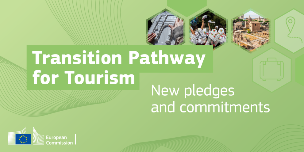 Tourism transition pathway second batch of pledges and commitments banner
