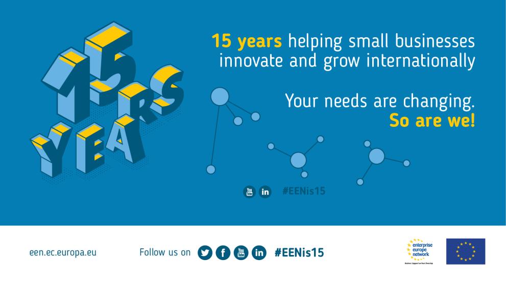 Enterprise Europe Network 15 years banner