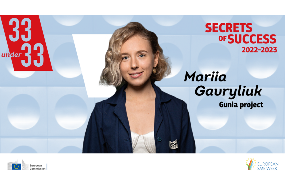 Secrets of Success Mariia Gavryliuk 33 under 33 