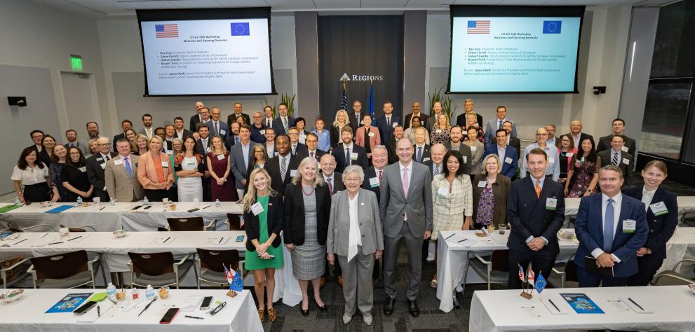 Group photo with participants at the12th EU-US SME Workshop