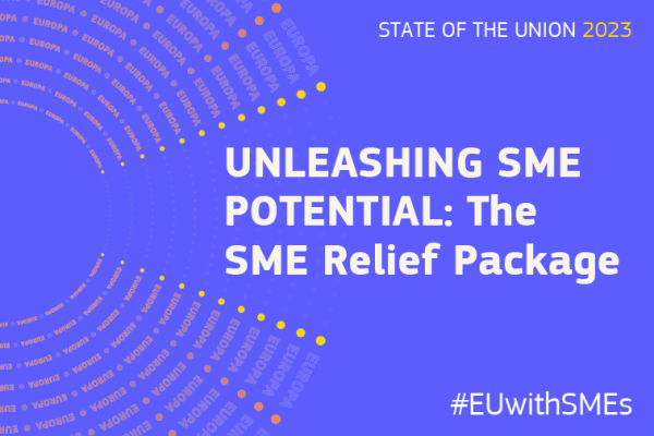 SME Relief Package banner with text: "Unleashing SME potential: The SME Relief Package"